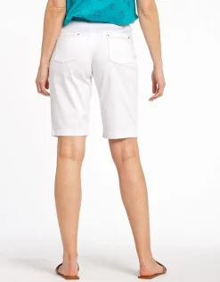 Bermuda coton blanc