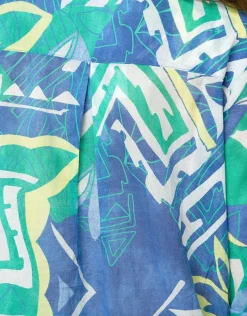 Blouse 100% coton bleu