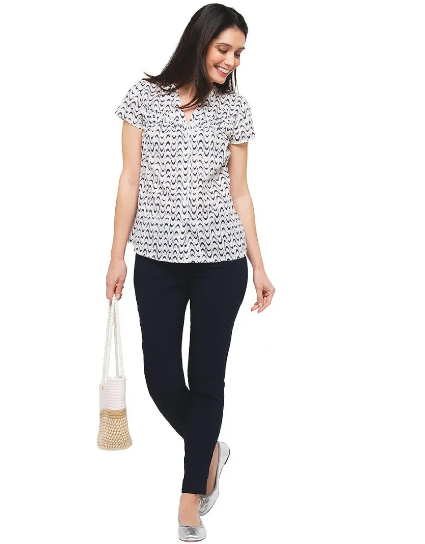 Blouse 100% coton écru