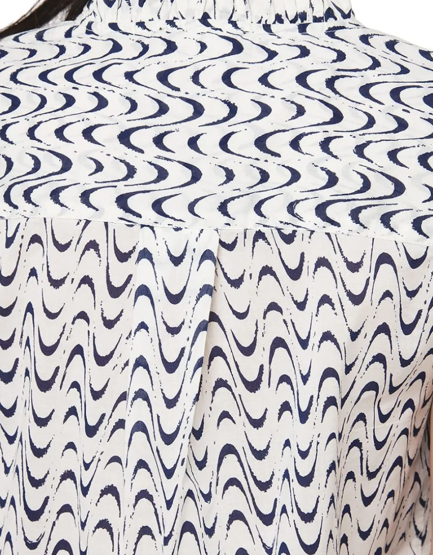 Blouse 100% coton écru