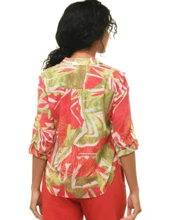Blouse 100% coton vert
