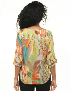 Blouse 100% coton vert