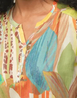 Blouse 100% coton vert