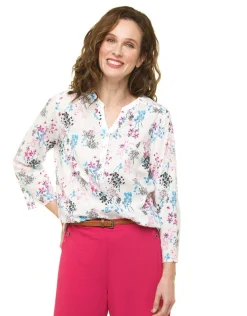 Blouse blanche broderies