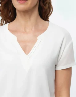 Blouse chic écru