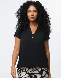 Blouse chic noir