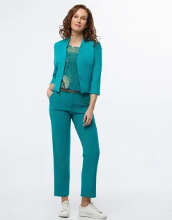 Blouse chic voile vert