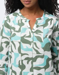Blouse coton imprimé