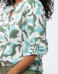 Blouse coton imprimé