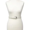 Ceinture cuir écru