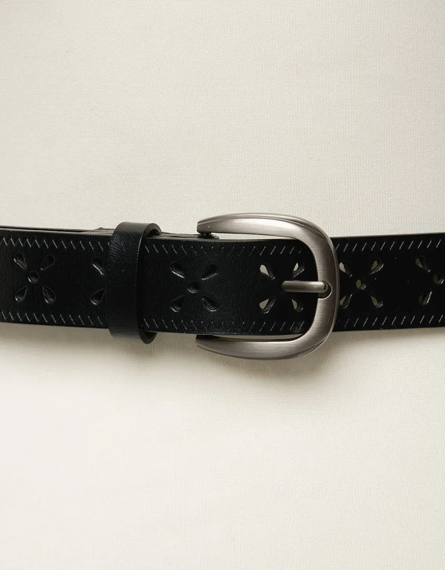 Ceinture cuir noir