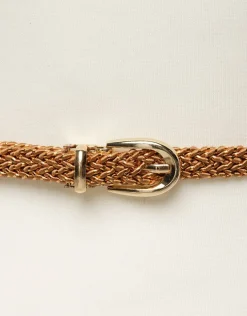 Ceinture fine marron