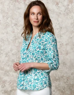 Chemisier coton motif