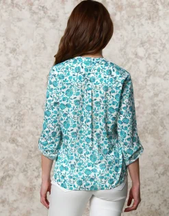 Chemisier coton motif