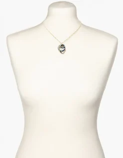 Collier bleu argent