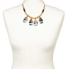 Collier bois vert