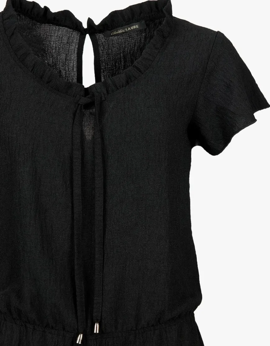 Combinaison fluide noire