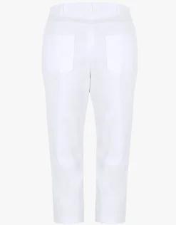 Corsaire blanc stretch