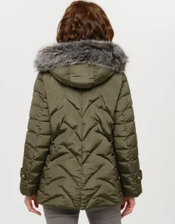 Doudoune vert kaki
