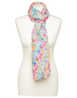 Foulard carré rose