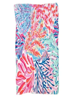 Foulard imprimé coraux