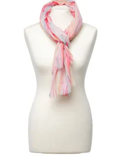 Foulard imprimé rose