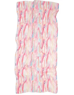 Foulard imprimé rose