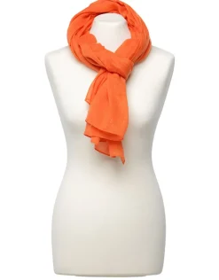 Foulard orange paillettes
