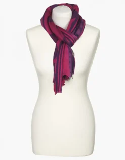 Foulard rose fuchsia
