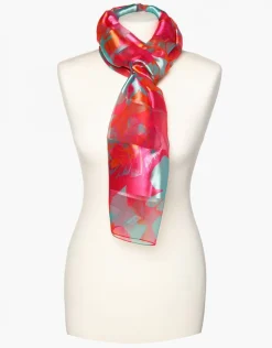 Foulard rose fuchsia