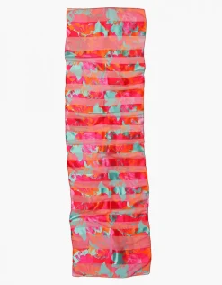 Foulard rose fuchsia