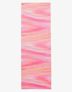 Foulard rose plissé