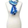 Foulard satin imprimé
