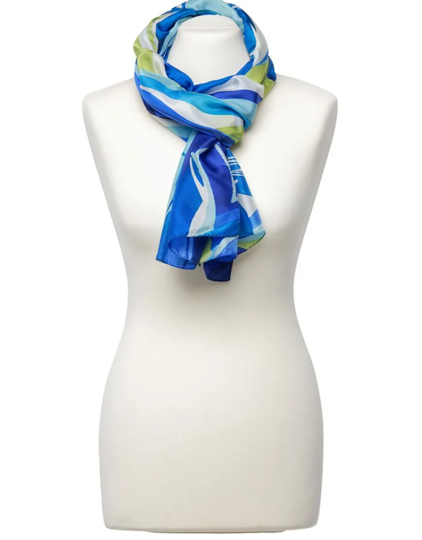 Foulard satin imprimé