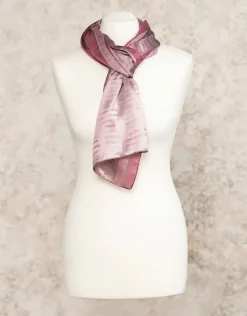Foulard satin rose