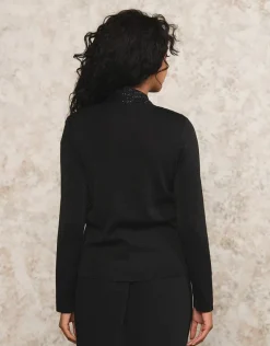 Gilet 2 en 1 noir sequins