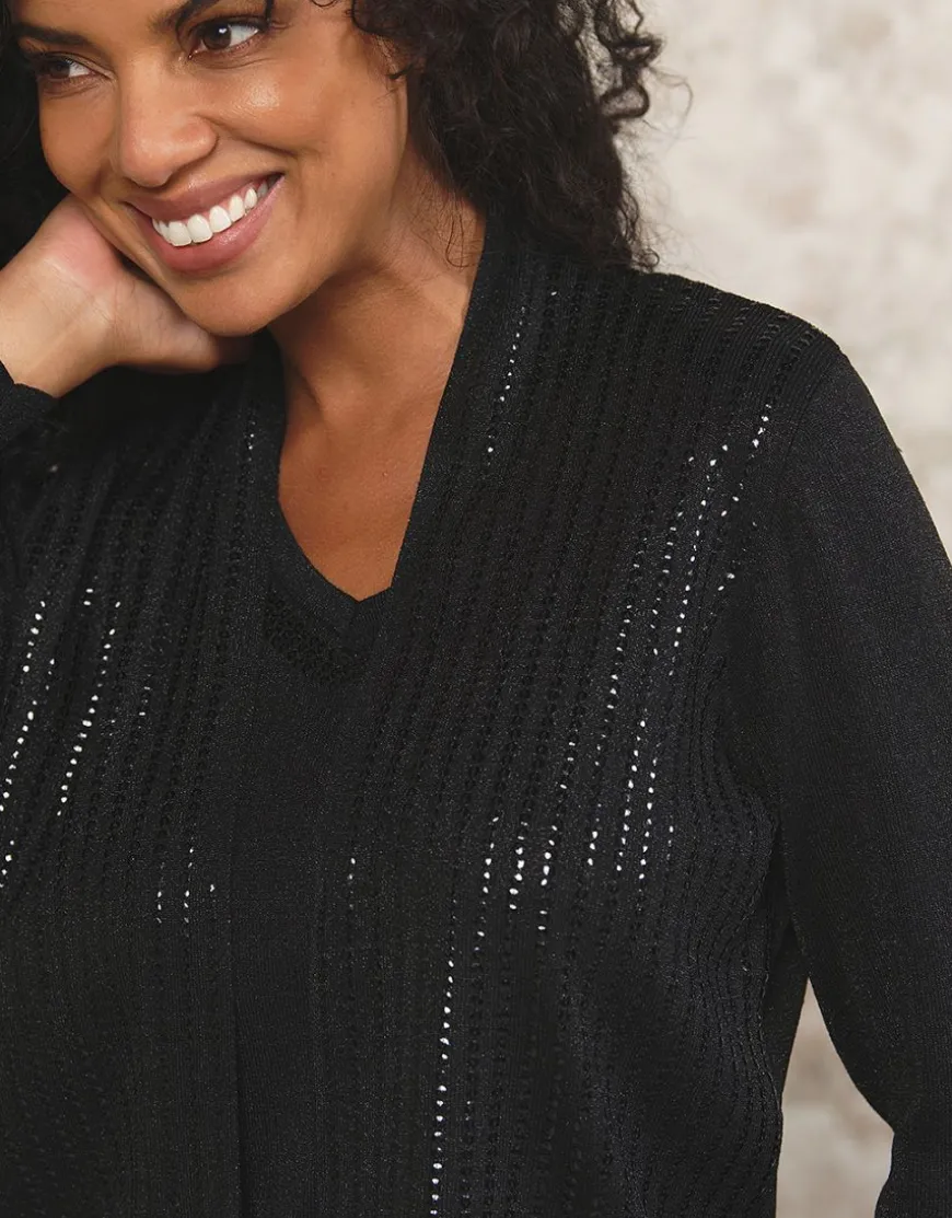 Gilet 2 en 1 noir sequins