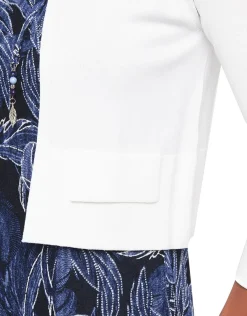 Gilet boléro écru léger