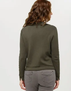 Gilet irisé vert kaki