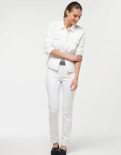 Jean blanc stretch