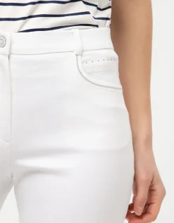 Jean blanc stretch