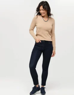 Jean brut 7/8è bi-stretch