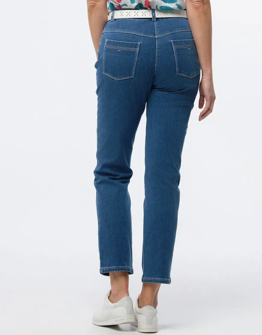 Jean droit bleu clair