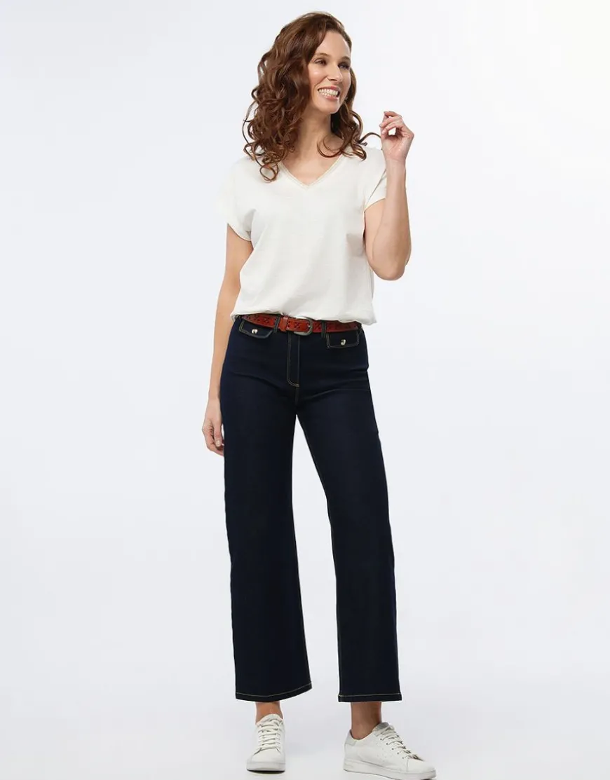 Jean large 7/8ème
