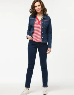 Jean slim bleu coton