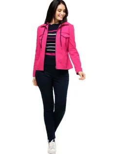 Jegging bleu marine coton