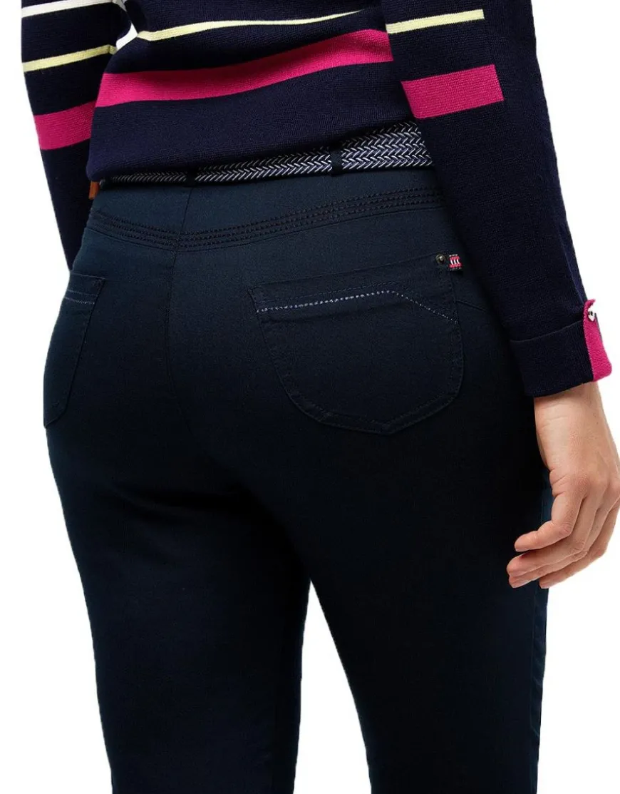Jegging bleu marine coton