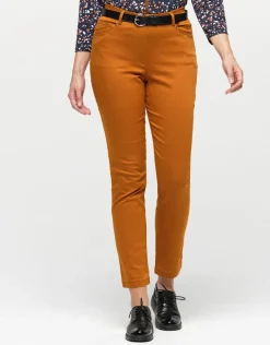 Jegging 7/8e coton ocre