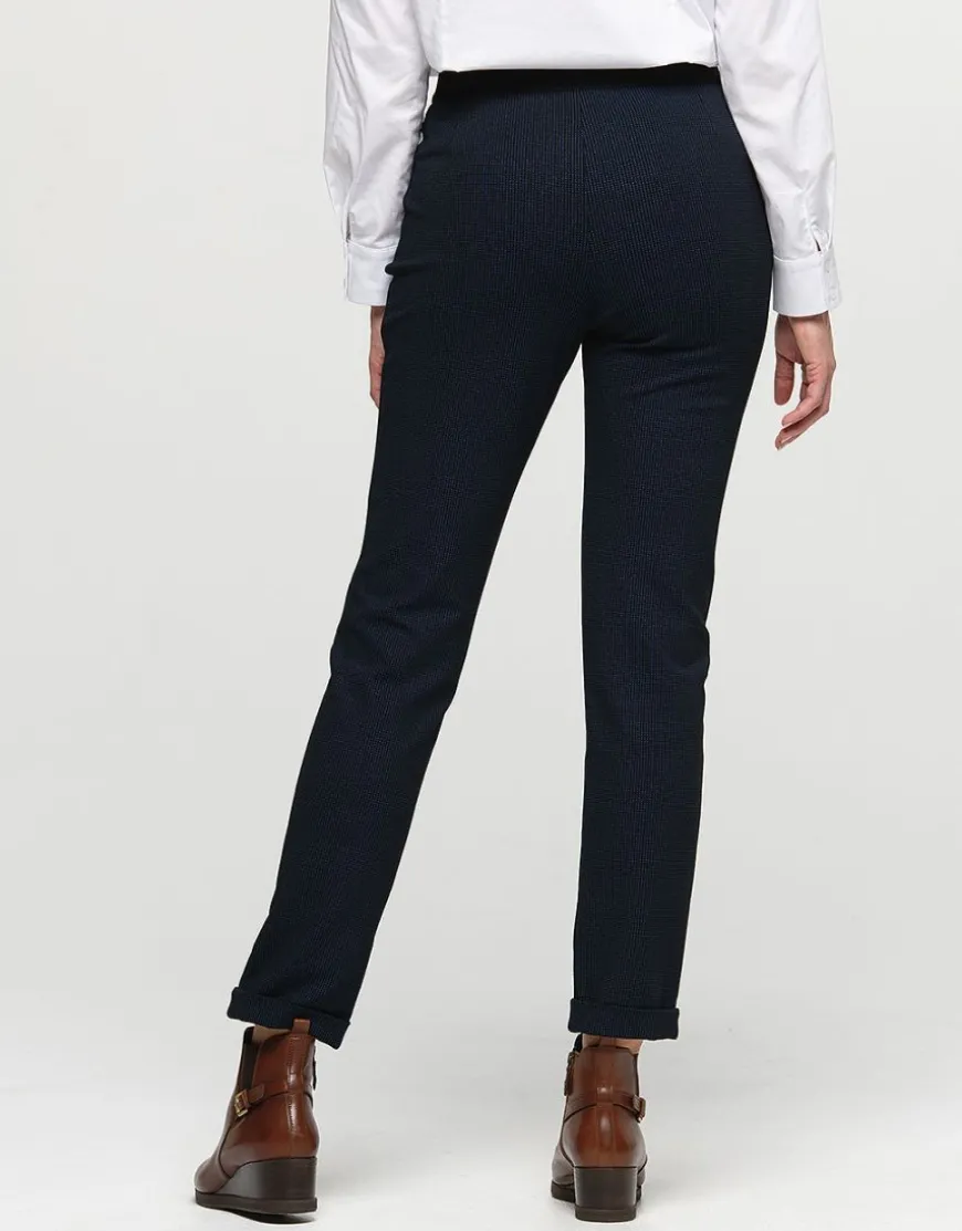 Jegging 7/8e noir et bleu