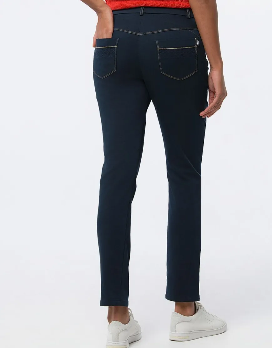 Jegging 7/ème bleu marine